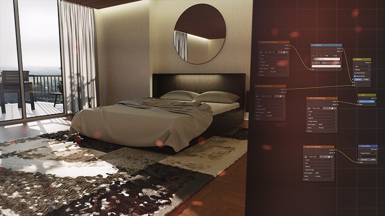 Modern Interior in Blender Course By Eldamar Studio